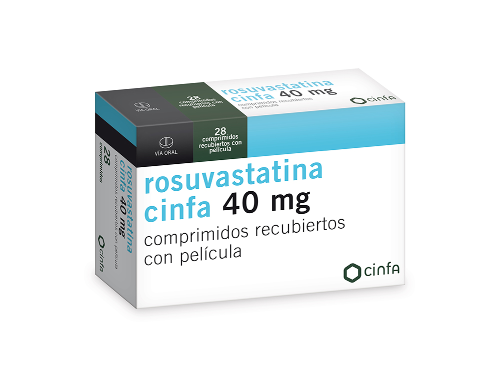 Rosuvastatina cinfa 40mg / 28