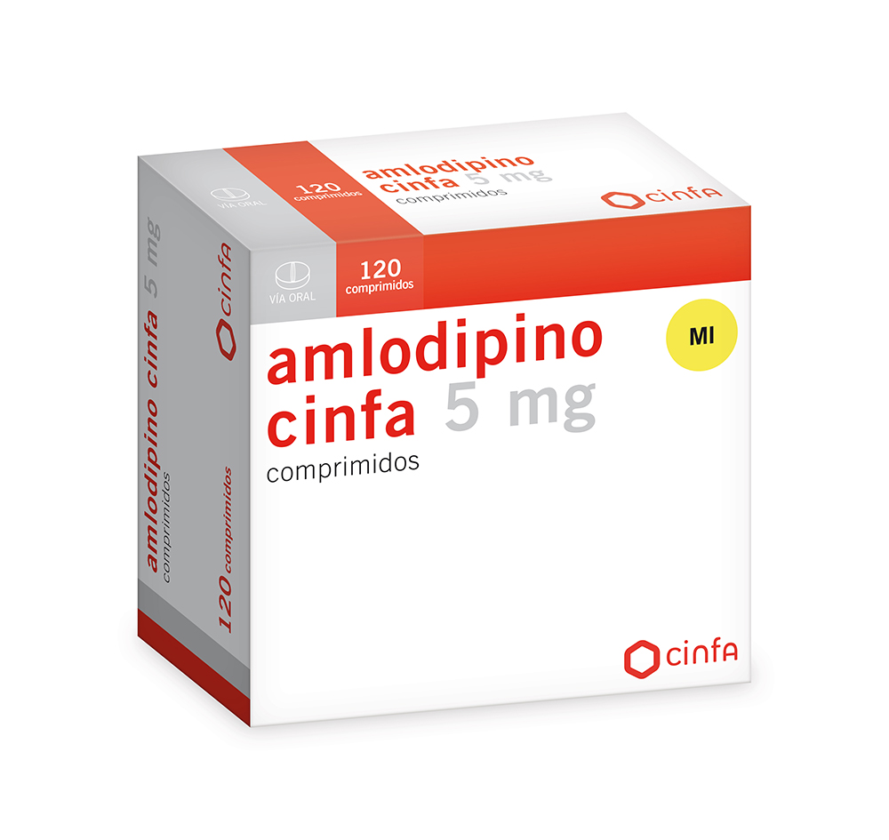 Amlodipino cinfa 5 mg / 120