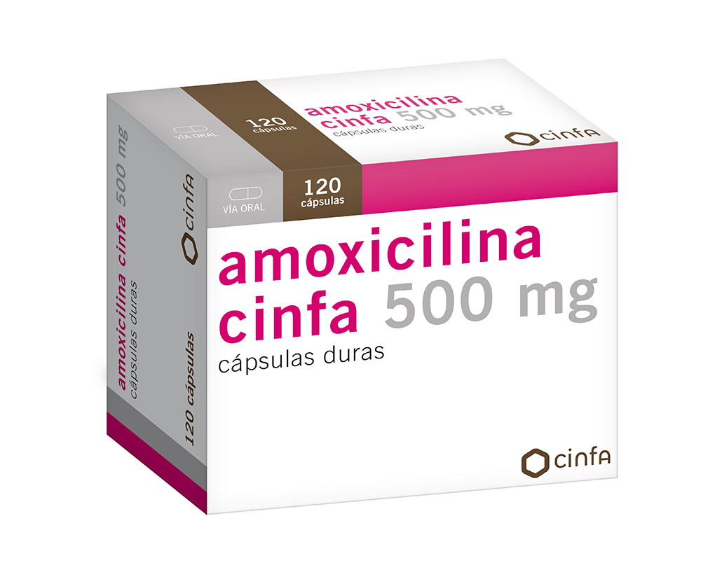 Amoxicilina cinfa 500mg / 120