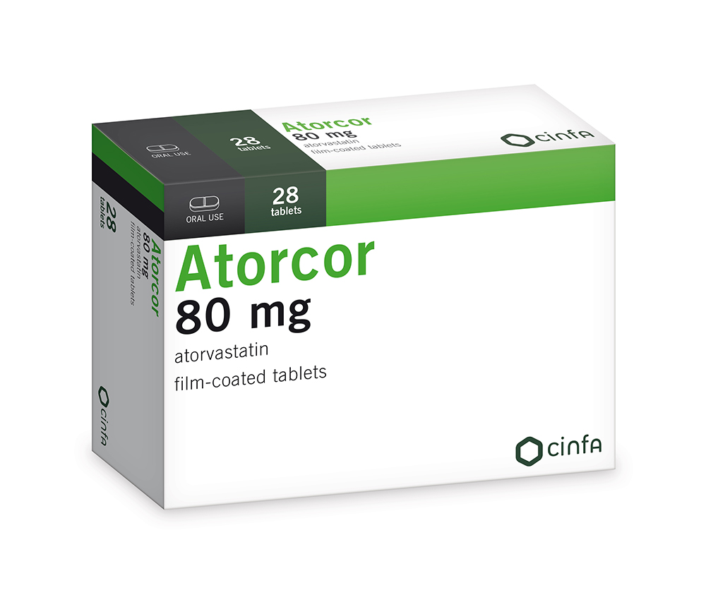 Atorcor 80mg / 28