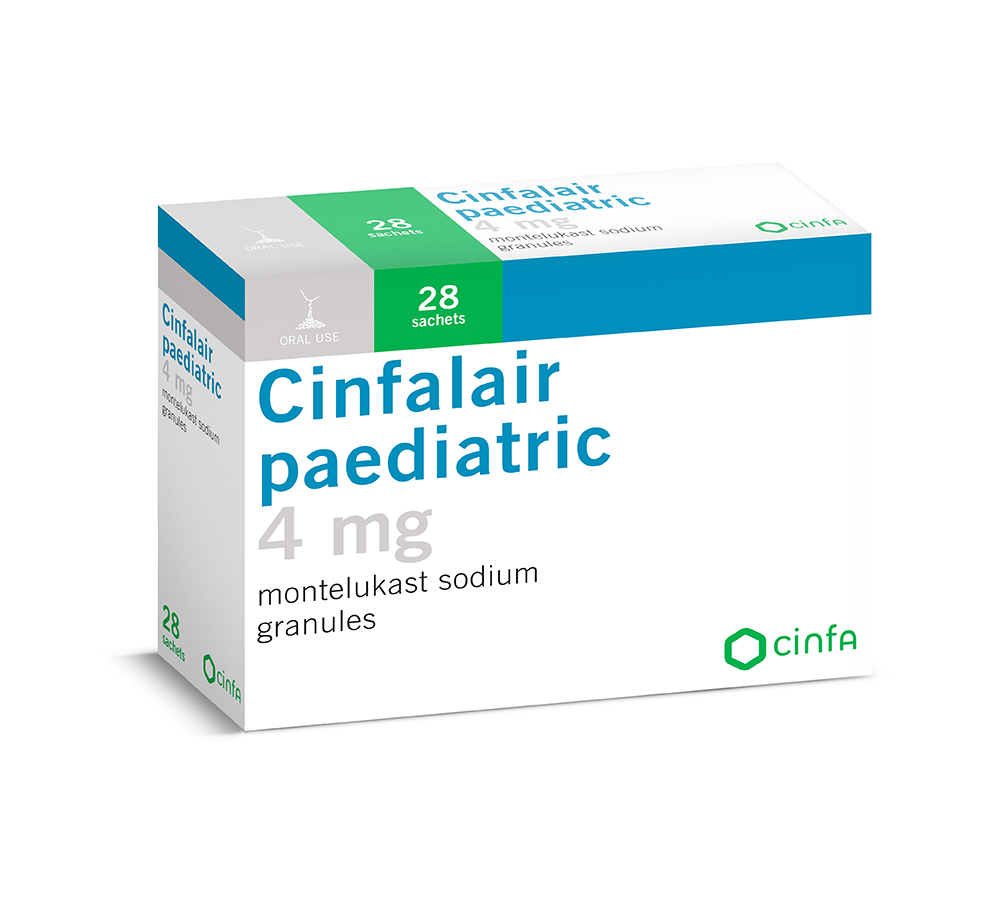 Cinfalair Pediatric 4mg / 28