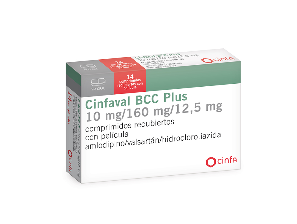 Cinfaval BCC Plus 10/160/12,5mg / 14