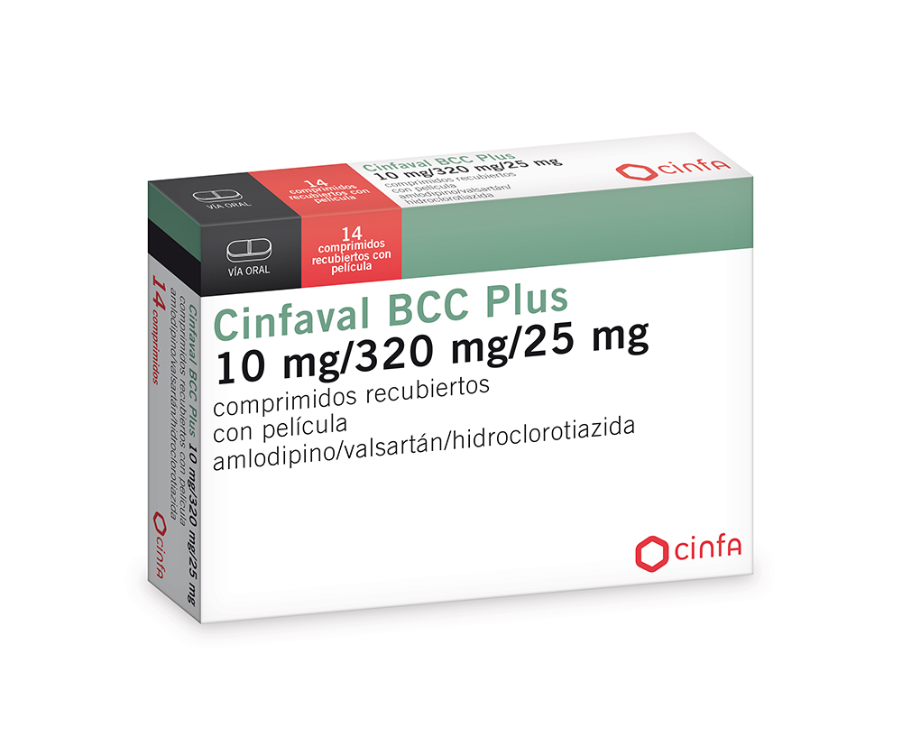 Cinfaval BCC Plus 10/320/25mg / 14