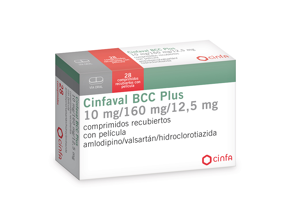 Cinfaval BCC Plus 10/160/12,5mg / 28