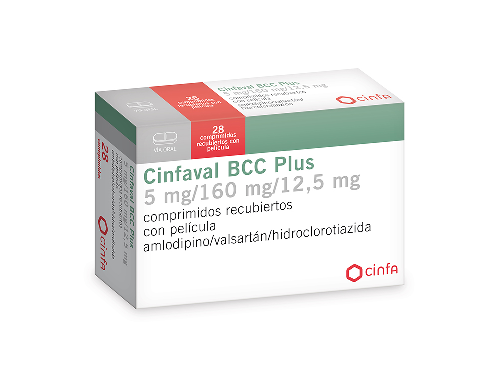 Cinfaval BCC Plus 5/160/12,5mg / 28