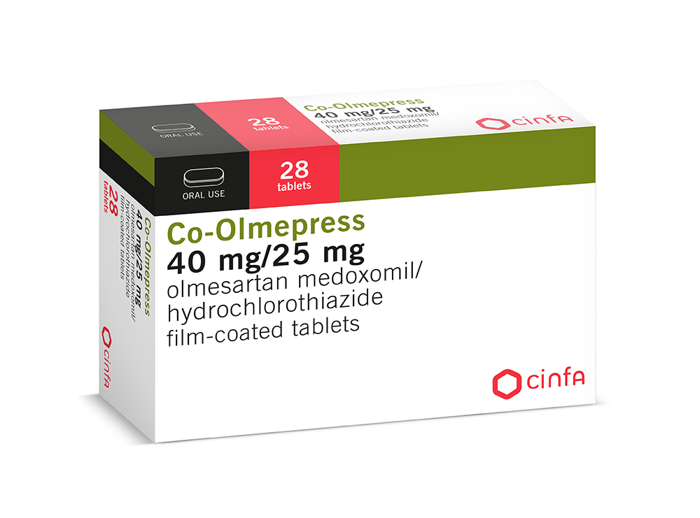 Co-Olmepress 40mg/25mg / 28