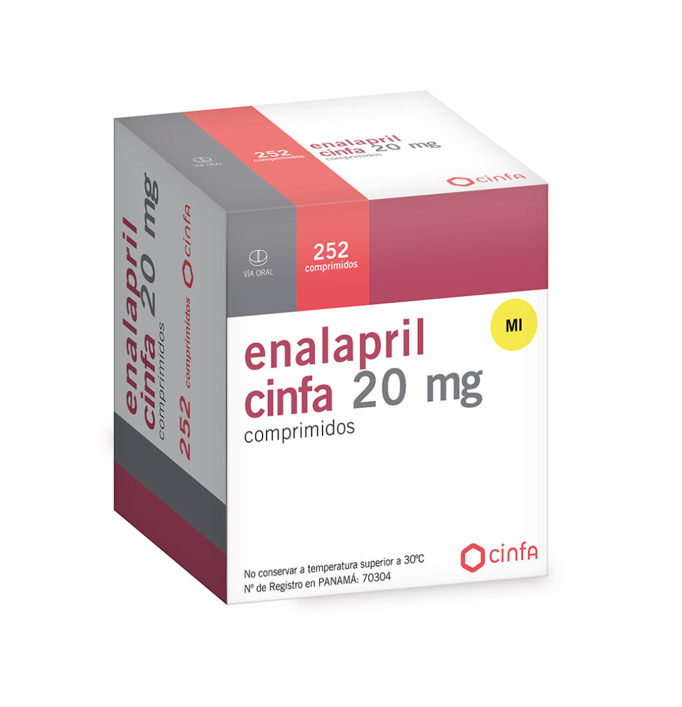 Enalapril cinfa 20mg / 252