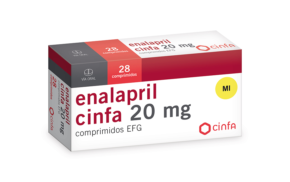 Enalapril cinfa 20mg / 28