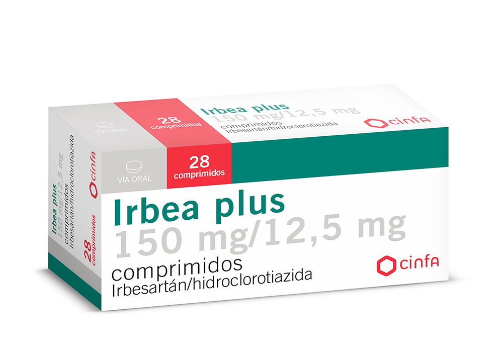 Irbea Plus 150mg/12,5mg / 28