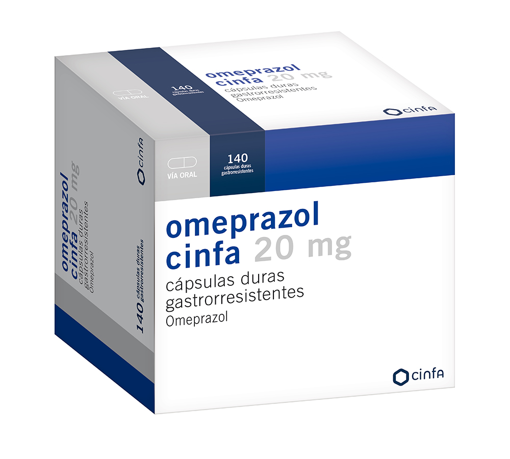 Omeprazol cinfa 20mg / 140