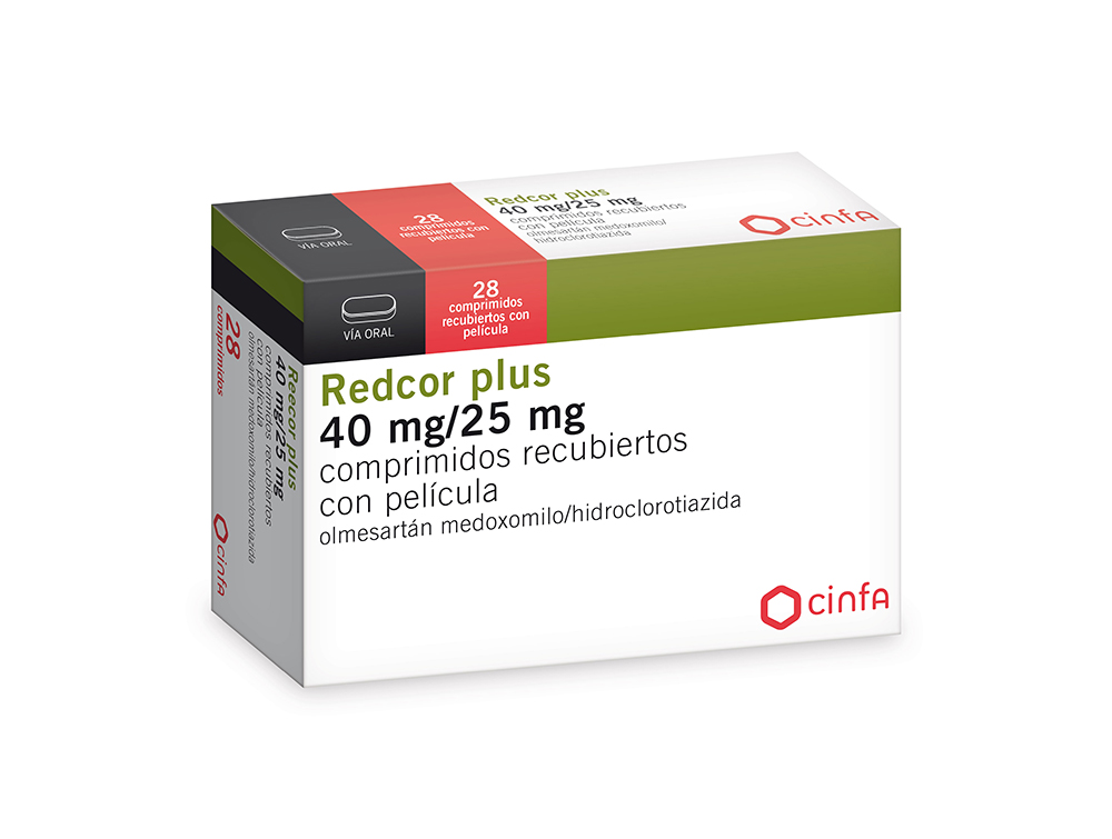 Redcor Plus 40mg/25mg / 28