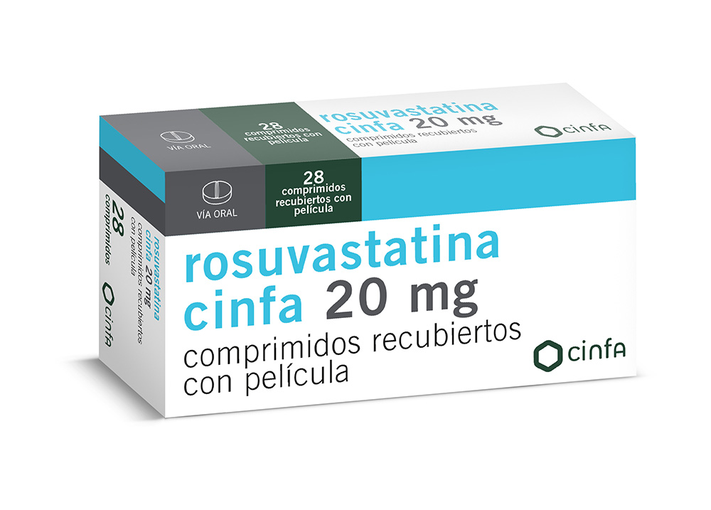 Rosuvastatina 20mg / 28