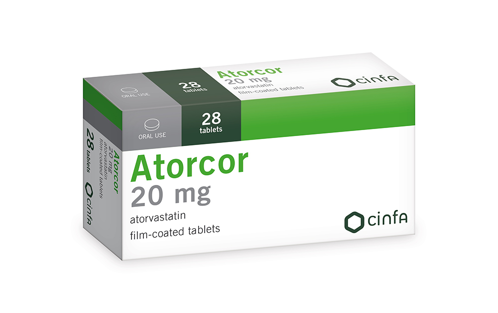 Atorcor 20mg / 28
