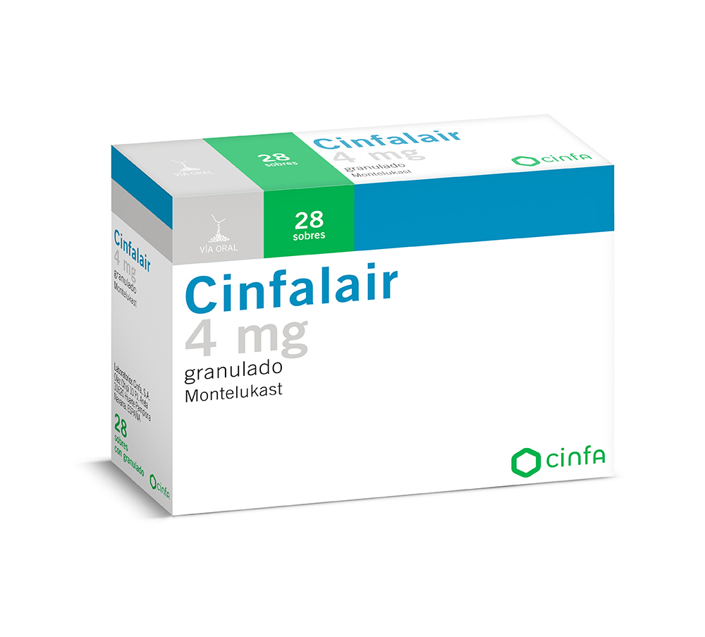Cinfalair Paediatric 4mg / 28