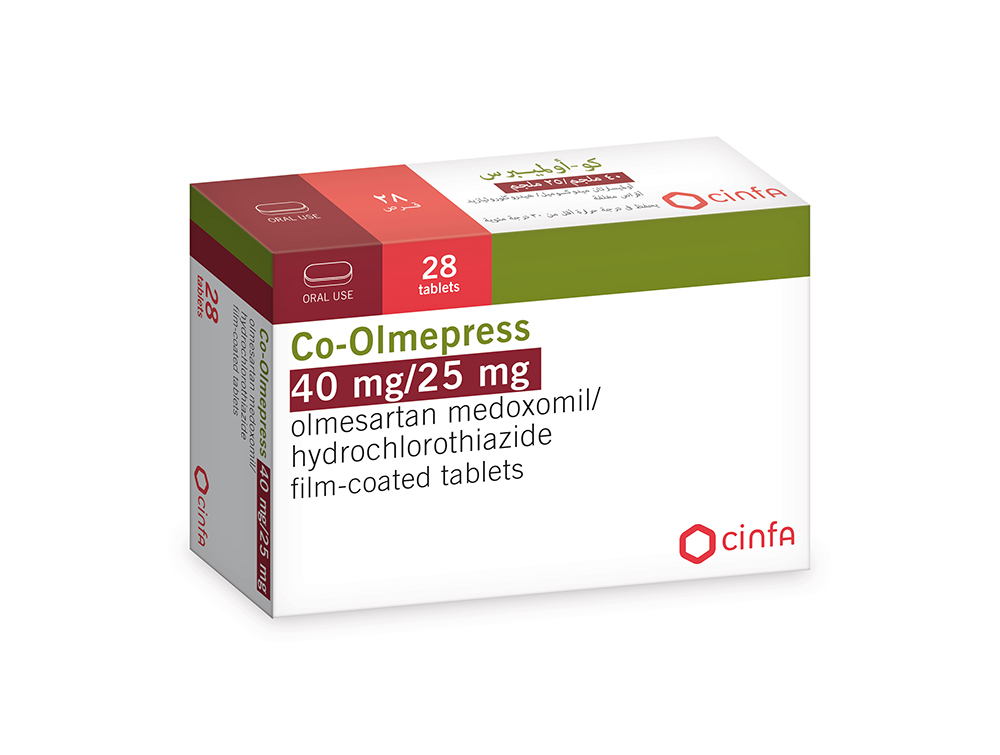 Co-Olmepress 40mg/25mg / 28