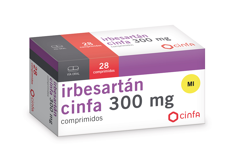 Irbesartán cinfa 300mg / 28