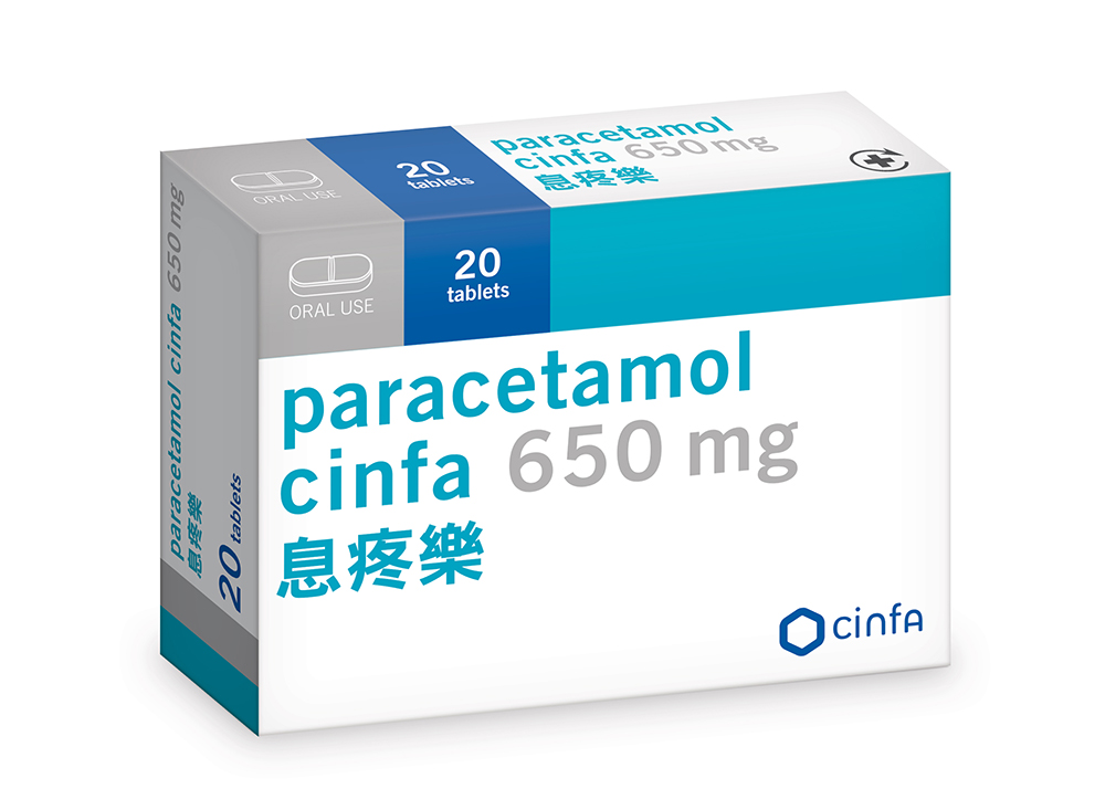 Paracetamol cinfa 650mg / 20
