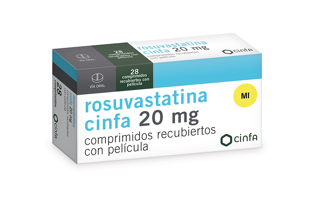Rosuvastatina 20mg / 28