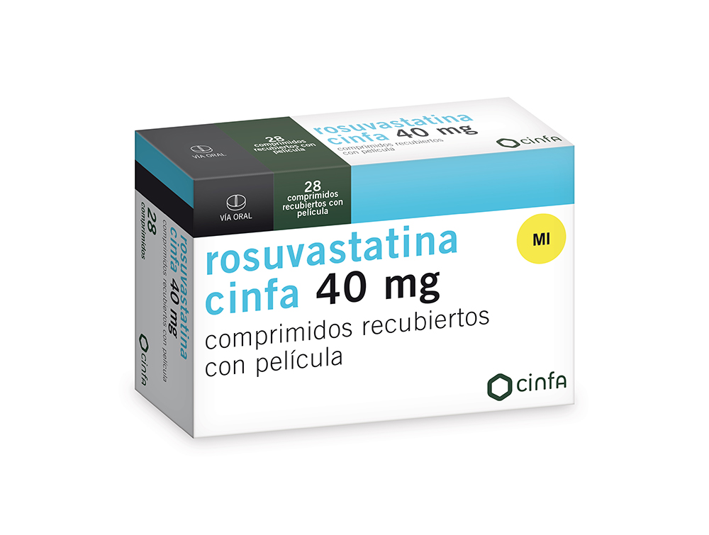 Rosuvastatina cinfa 40mg / 28